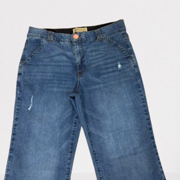 Democracy Ab Technology Women's Boot Cut Stretch Jeans Size 14 Medium Blue - Picture 3 of 8